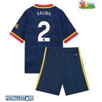 Arsenal William Saliba #2 Bortedraktsett Barn 2026-27 Kortermet (+ Korte bukser)